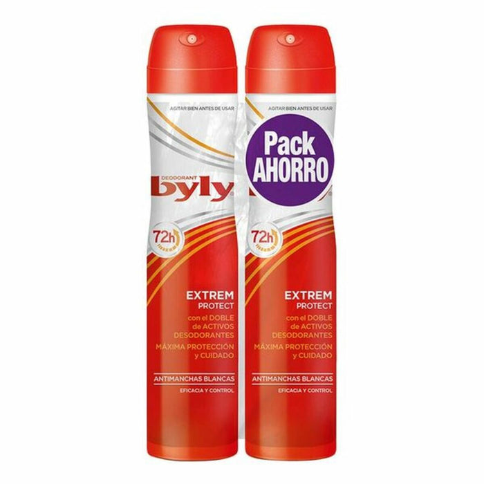 Deospray Extrem Protect Byly 8411104041158 (2 uds) 200 ml