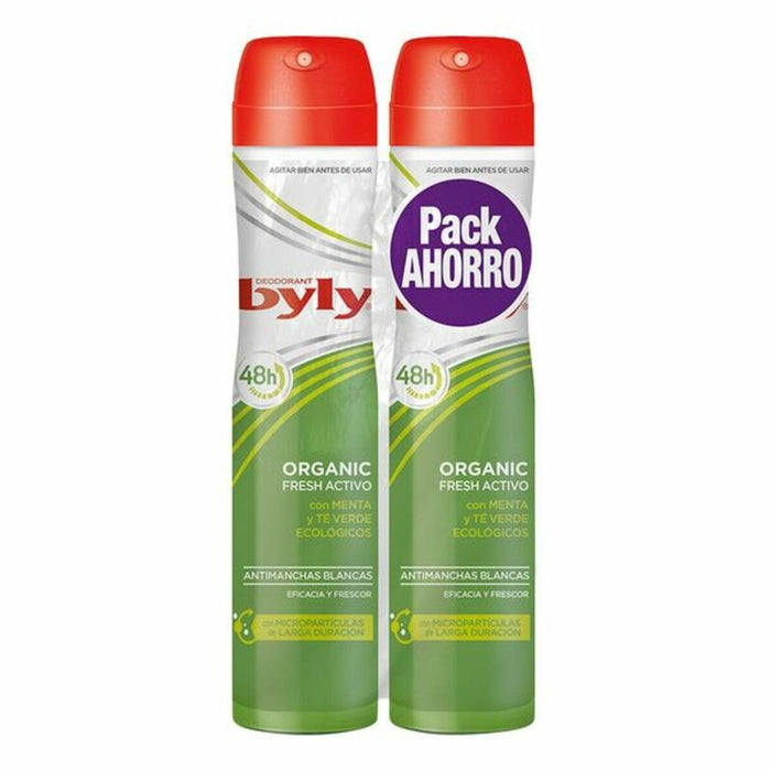 Deospray Organic Extra Fresh Byly (2 uds)