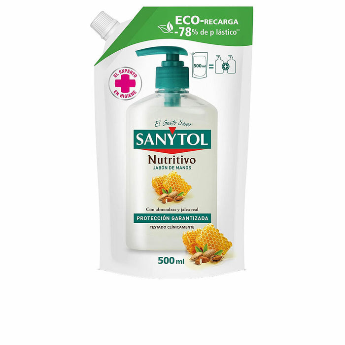 Handseife Sanytol 500 ml Antibakteriell Nahrhaft Nachladen