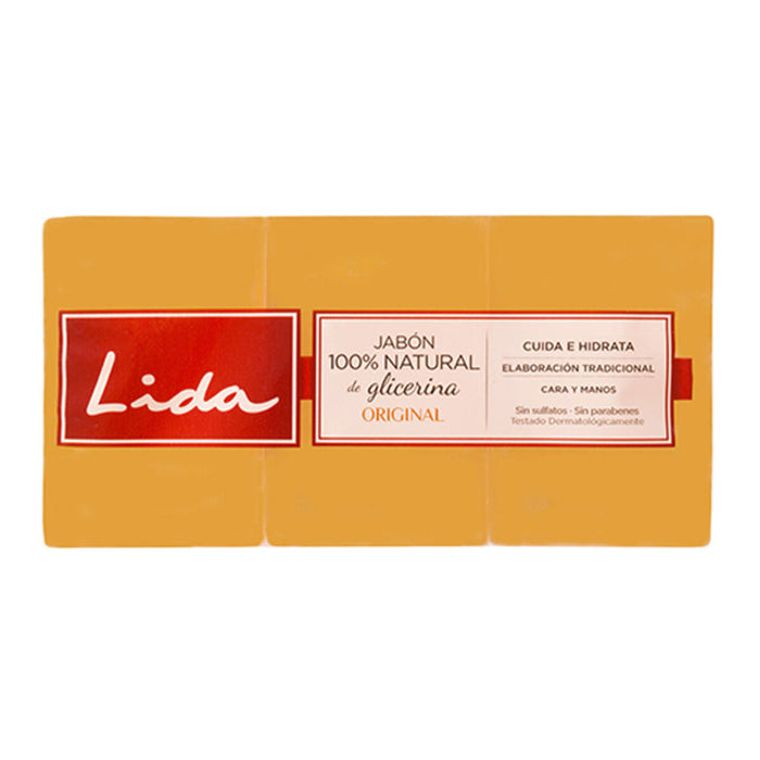 Savon en Glycérine Naturelle Lida (3 pcs)