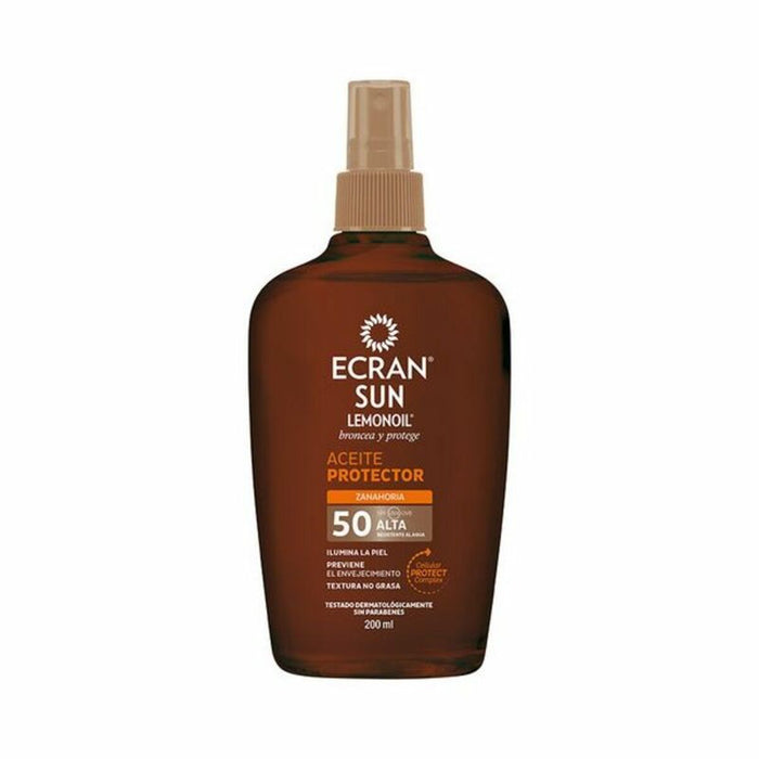 Sonnenöl Ecran Ecran Sunnique SPF 50 (200 ml) Spf 50 200 ml