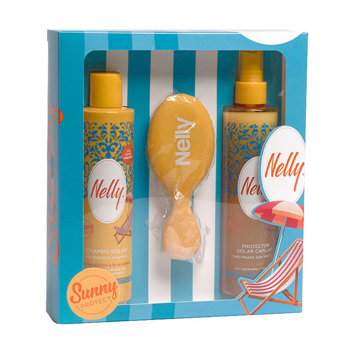 Ensemble de Beauté Nelly Cheveux Protecteur Solaire 3 Pièces