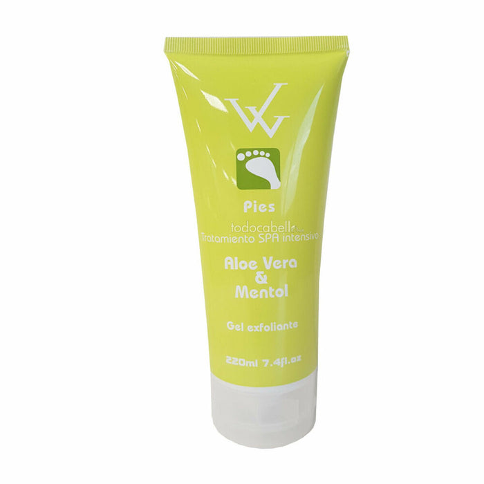 Exfoliant pour pieds Walkiria Aloe Vera Menthol (220 ml)