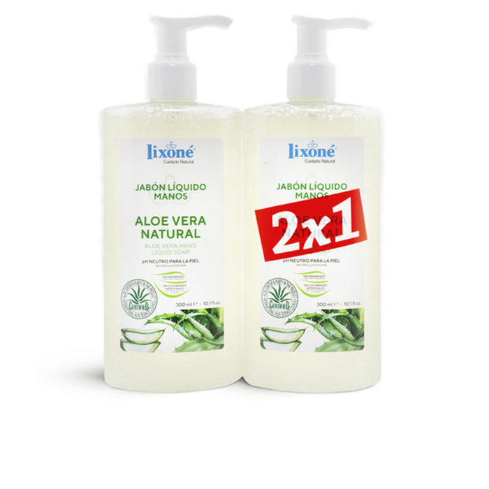 Handseife Aloe Vera Natural Lixoné Aloe Vera Natural (2 pcs) 300 ml