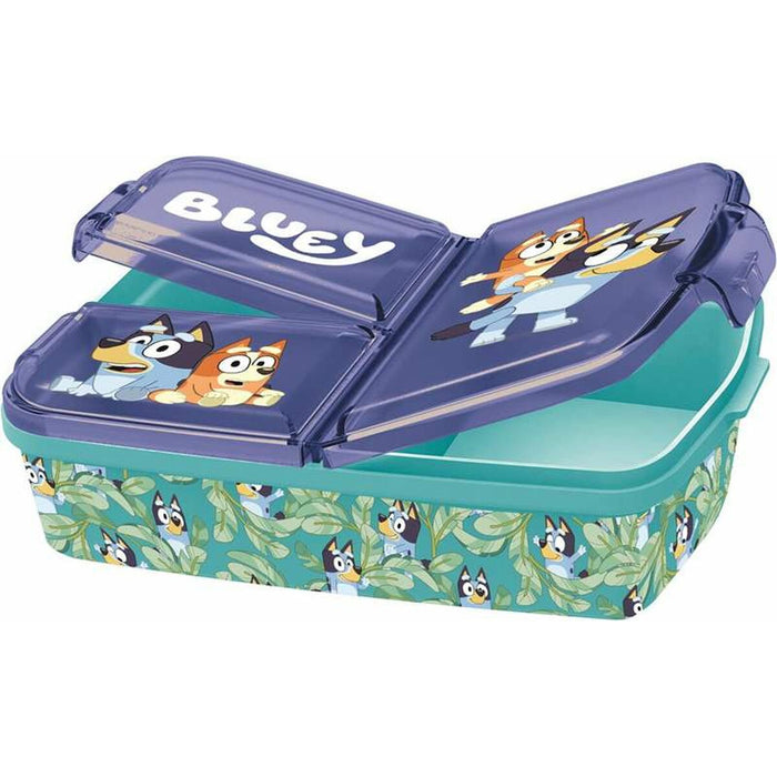 Lunchbox mit Fächern Bluey 19,5 x 16,5 x 6,7 cm