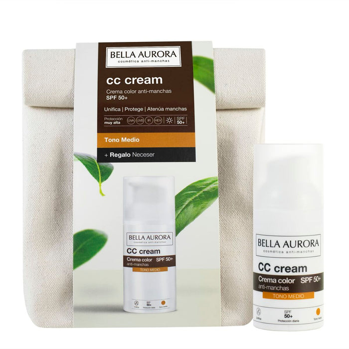 CC Cream Bella Aurora Mittlerer Ton 30 ml 2 Stücke