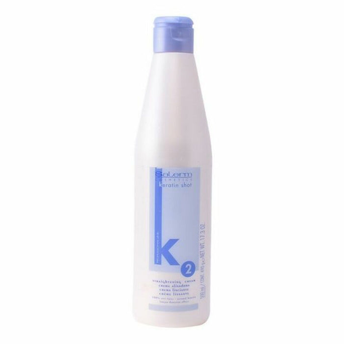 Crème capillaire lissante Keratin Shot Salerm Keratin Shot (500 ml) 500 ml