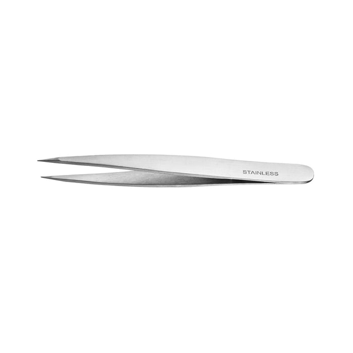 Tweezers for Plucking Eurostil   Stainless steel 9,5 cm Fine tip