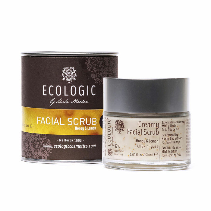 Gesichtspeeling Ecologic Cosmetics Honey & Lemon 50 ml