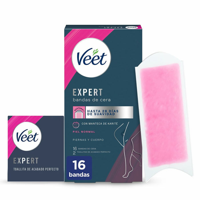 Körper Enthaarungsstreifen Veet Expert (16 Stück)