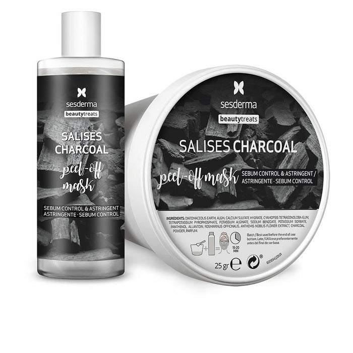 Gesichtsmaske Peel Off Sesderma Beauty Treats Salises Charcoal 75 ml (25 gr)