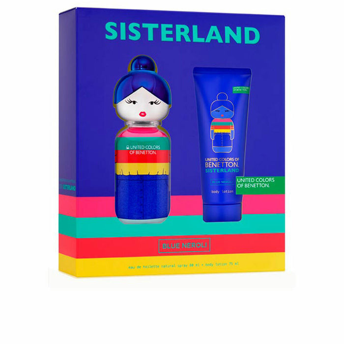 Set de Parfum Femme Benetton Sisterland Blue Neroli 2 Pièces