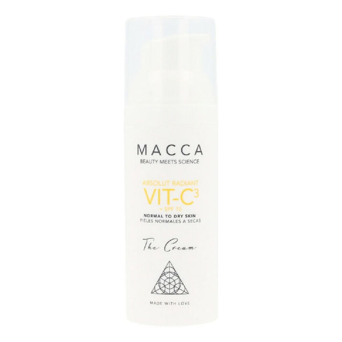 Crème éclaircissante Absolut Radiant VIT-C3 Macca Peau sèche Spf 15 (50 ml)