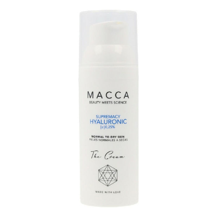 Crème hydratante intense Supremacy Hyaluronic Macca 0,25% Acide Hyaluronique Peau sèche (50 ml)