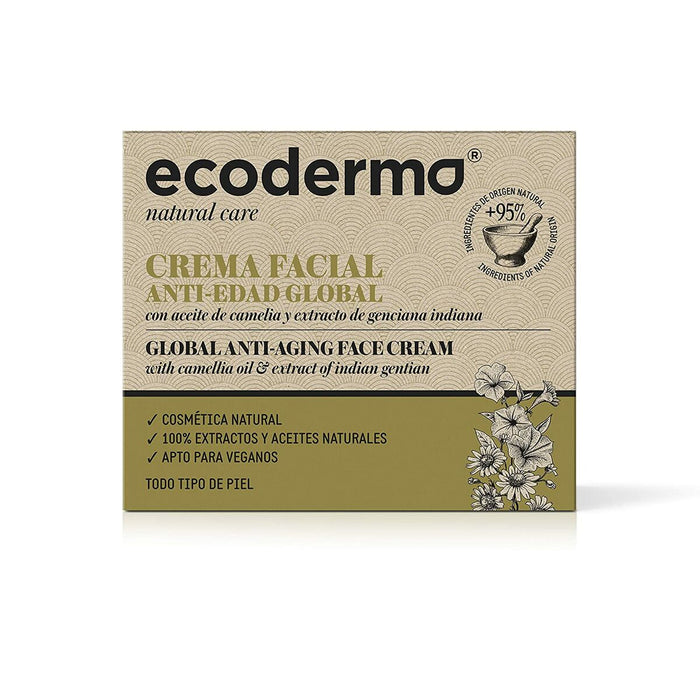 Facial Cream Ecoderma Crema Facial 50 ml