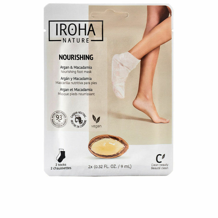 Fussmaske Iroha Argan Socken Macadamianuss