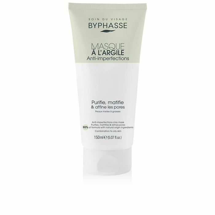 Facial Mask Byphasse Mascarilla De Arcilla Anti-imperfections Mattifying finish Clay 150 ml