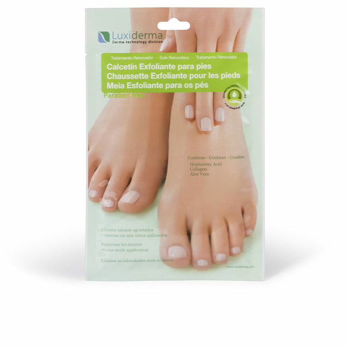 Exfoliant pour pieds Luxiderma   Chaussettes 2 Pièces (2 x 17 ml)