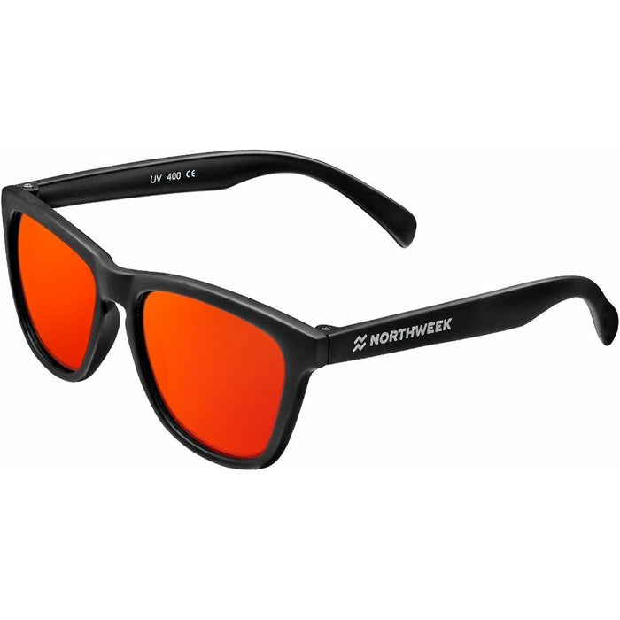 Kindersonnenbrille Northweek Kids Ø 45 mm Rot Schwarz