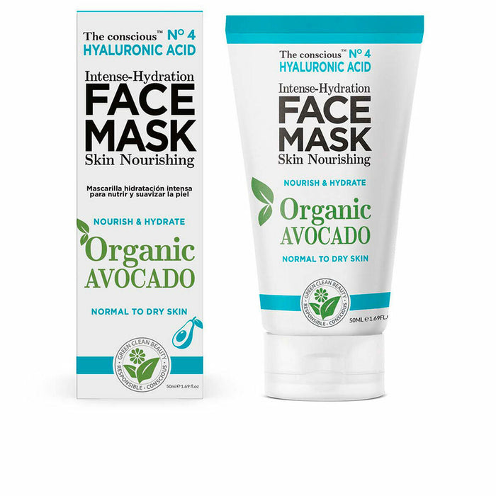 Feuchtigkeitsspendend Gesichtsmaske The Conscious Hyaluronic Acid Avocado (50 ml)