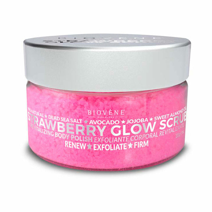 Lotion corporelle Biovène Strawberry Glow Scrub 200 g