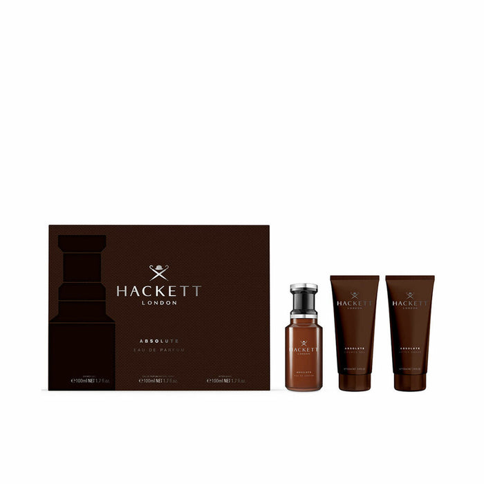 Men's Perfume Set Hackett London EDP Absolute 3 Pieces