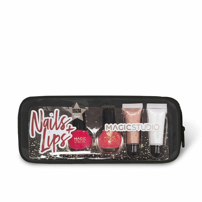 Set de Maquillage Magic Studio Nails & Lips 5 Pièces