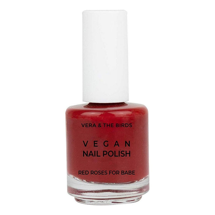 Nail polish Vegan Nail Polish Vera & The Birds Red Roses for Babe (14 ml)