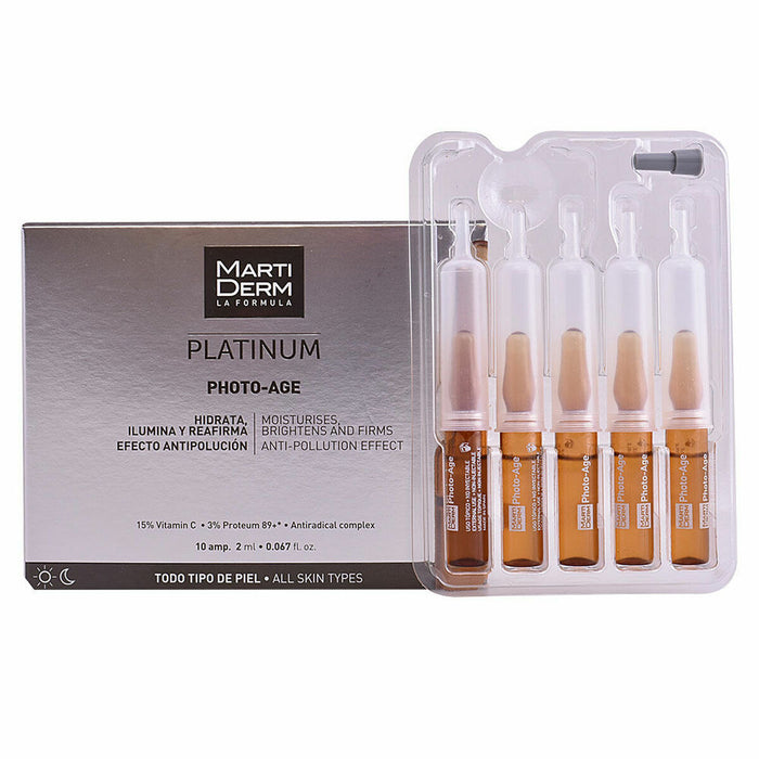 Ampoules Martiderm Platinum Photo-Age antioxydante (10 x 2 ml)