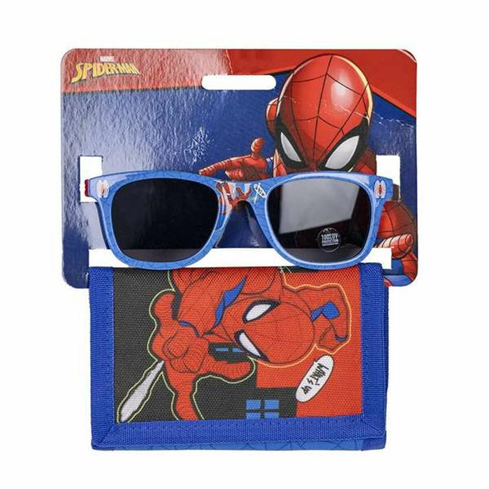 Sonnenbrille und Brieftasche Spider-Man Für Kinder