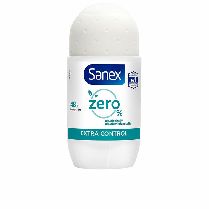 Roll-On Deodorant Sanex Zero Extra Control 48 Stunden 50 ml