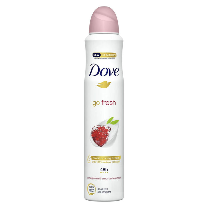 Spray déodorant Dove Go Fresh Grenade Citron 200 ml