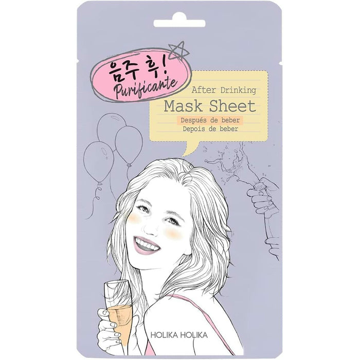 Facial Mask Holika Holika After Drinking