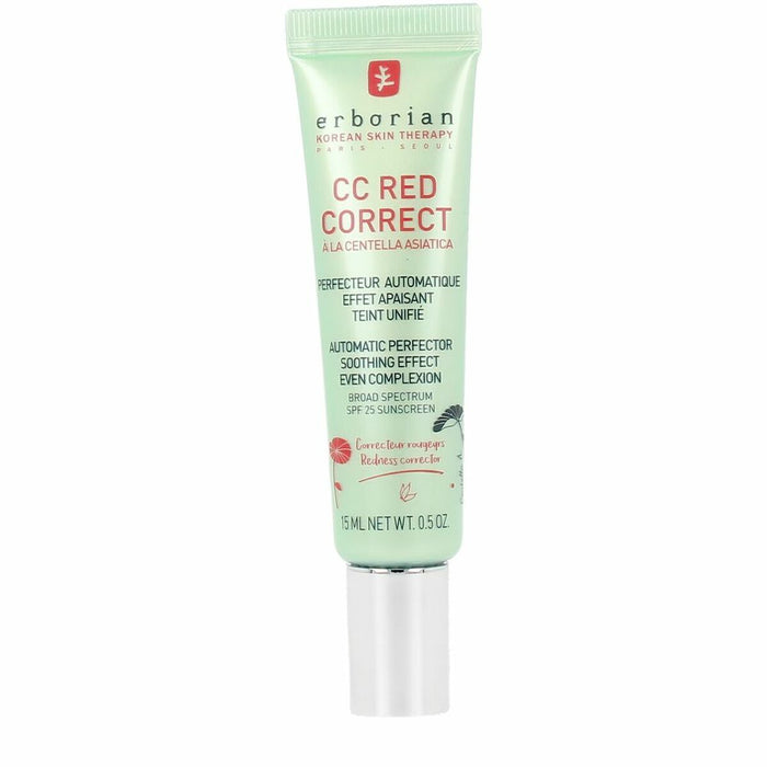 Crème antirides Erborian CC RED Clair 15 ml