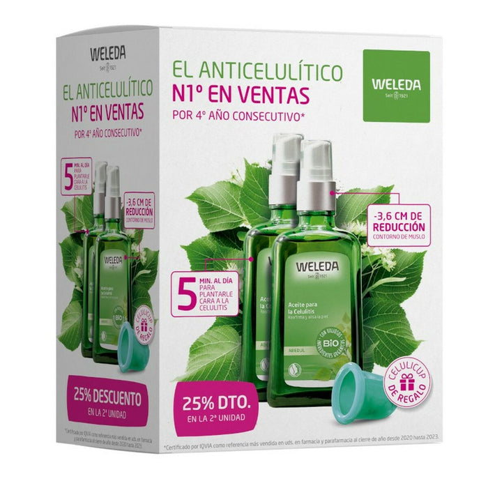 Huile corporelle anticellulite Weleda Abedul 100 ml x 2