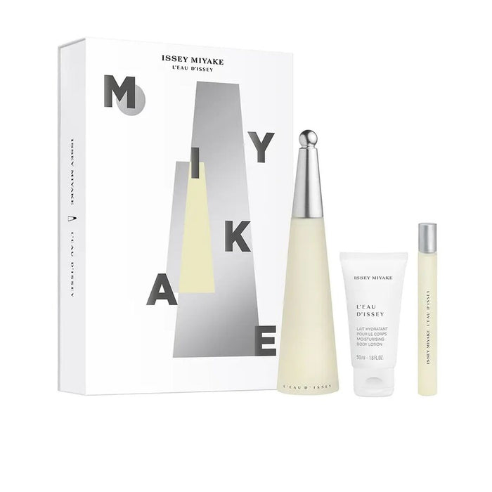 Set mit Damenparfüm Issey Miyake L'Eau D'Issey 3 Stücke