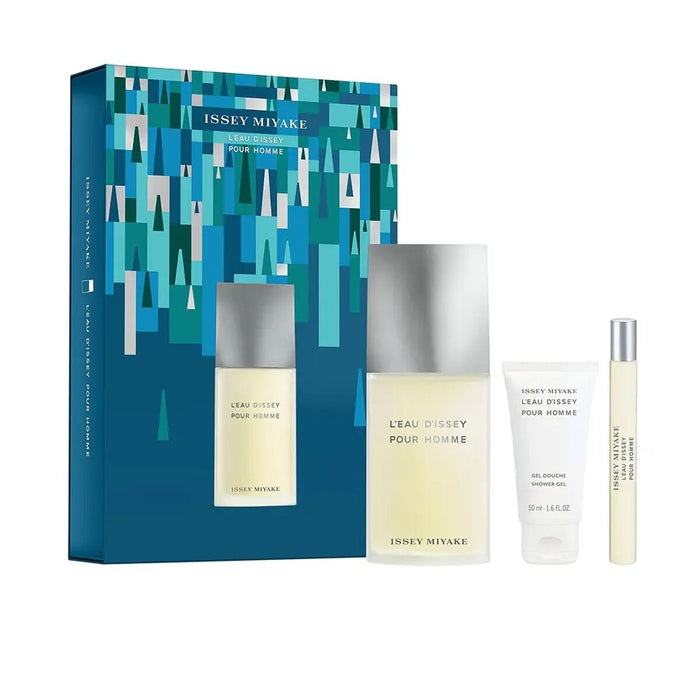 Women's Perfume Set Issey Miyake L'EAU D'ISSEY POUR HOMME EDT 3 Pieces