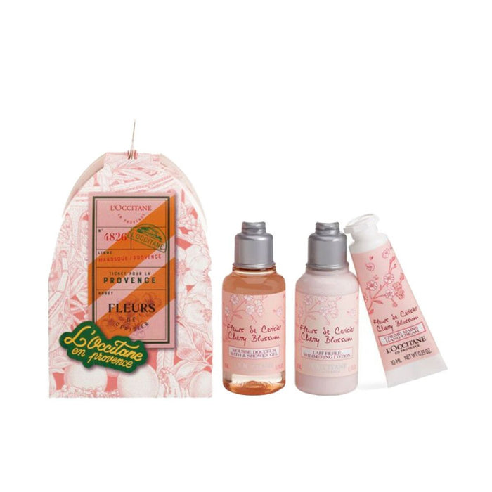 Women's Perfume Set L'Occitane En Provence Flores de Cerezo 3 Pieces