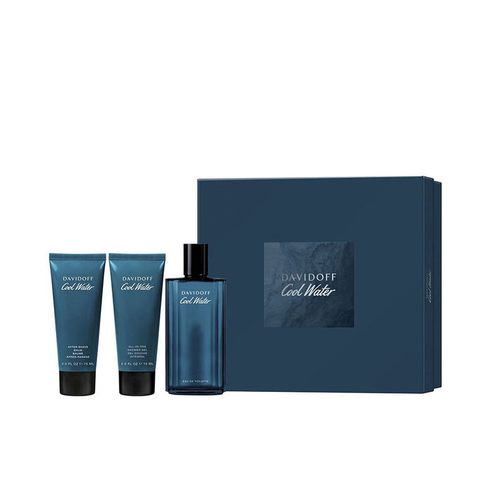 Set mit Herrenparfüm Davidoff Cool Water EDT 2 Stücke