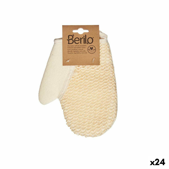 Waschlappen Weiß Beige (24 Stück)