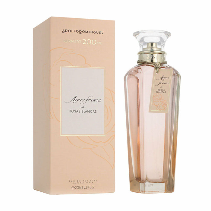 Parfum Femme Adolfo Dominguez EDT Agua fresca de rosas blancas 200 ml