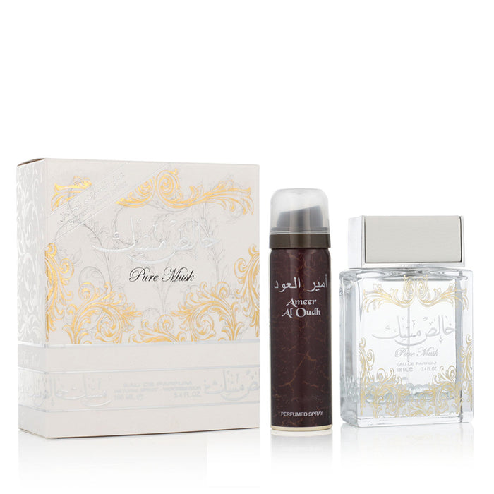 Set mit Damenparfum Lattafa Pure Musk EDP 2 Stücke