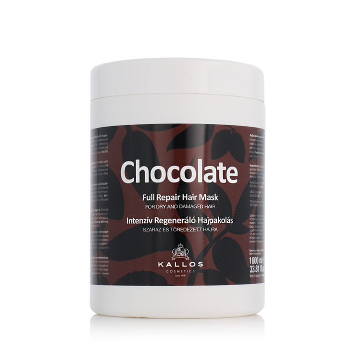 Masque réparateur pour cheveux Kallos Cosmetics Chocolat 1 L