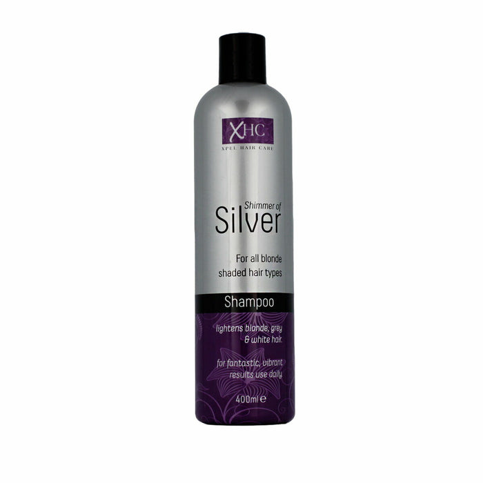 Shampoo für Blondes und Graues Haar Xpel Shimmer of Silver 400 ml