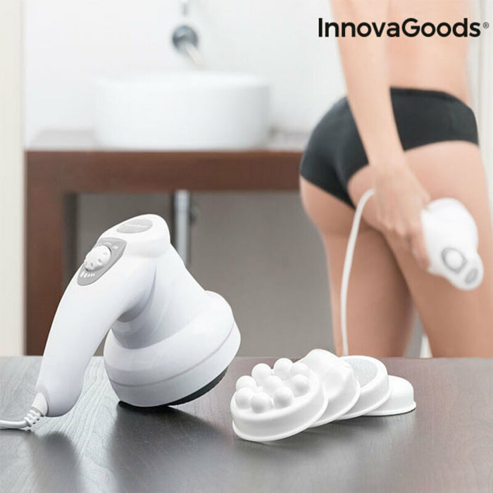 5 in 1 Electric Anti-Cellulite Massager InnovaGoods ANTI-CELLULITE 28 W White (Refurbished A)