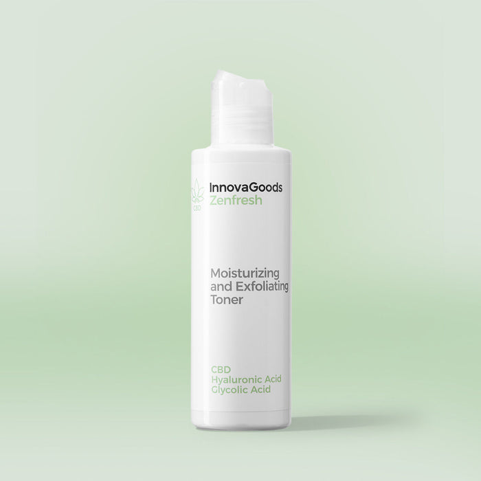 Tonique Hydratant et Exfoliant pour le Visage CBD Zenfresh InnovaGoods 150 ml